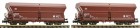 852416 Fleischmann Set of 2 self-unloading hopper cars type Falns 183